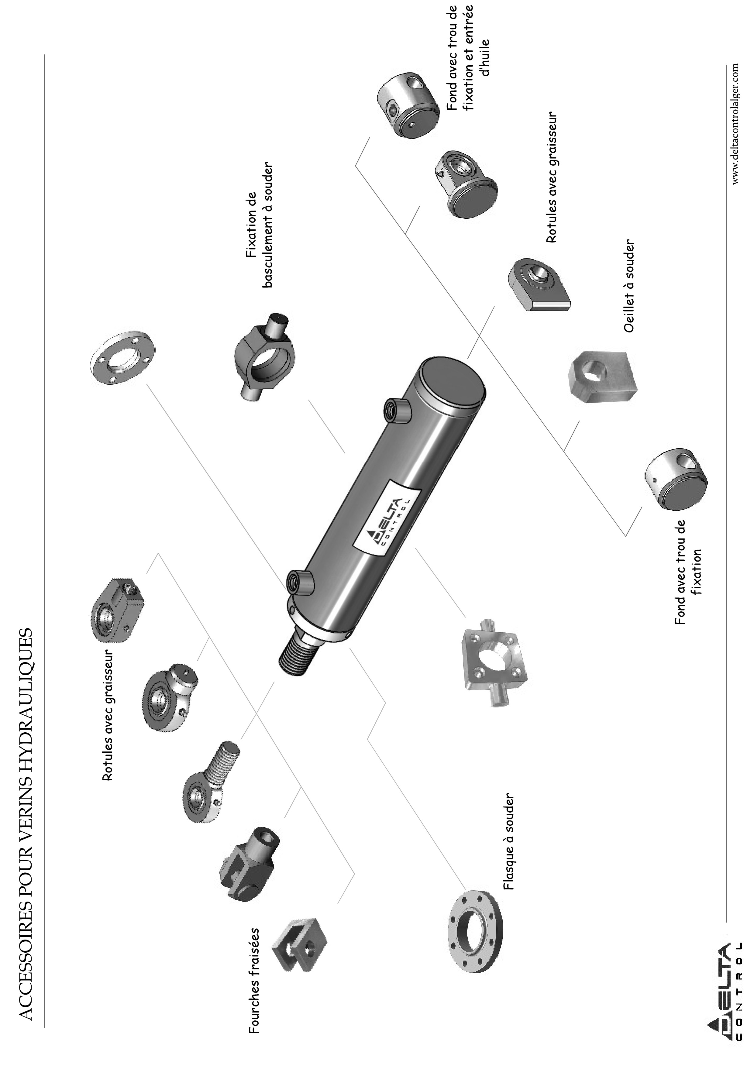 Vérins hydrauliques
